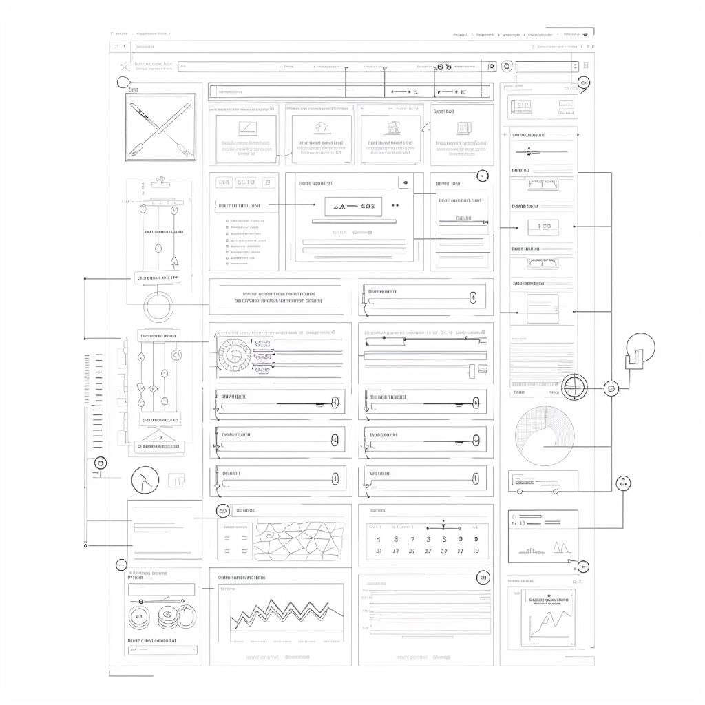 סקיצת Wireframe לממשק משתמש בפיתוח
